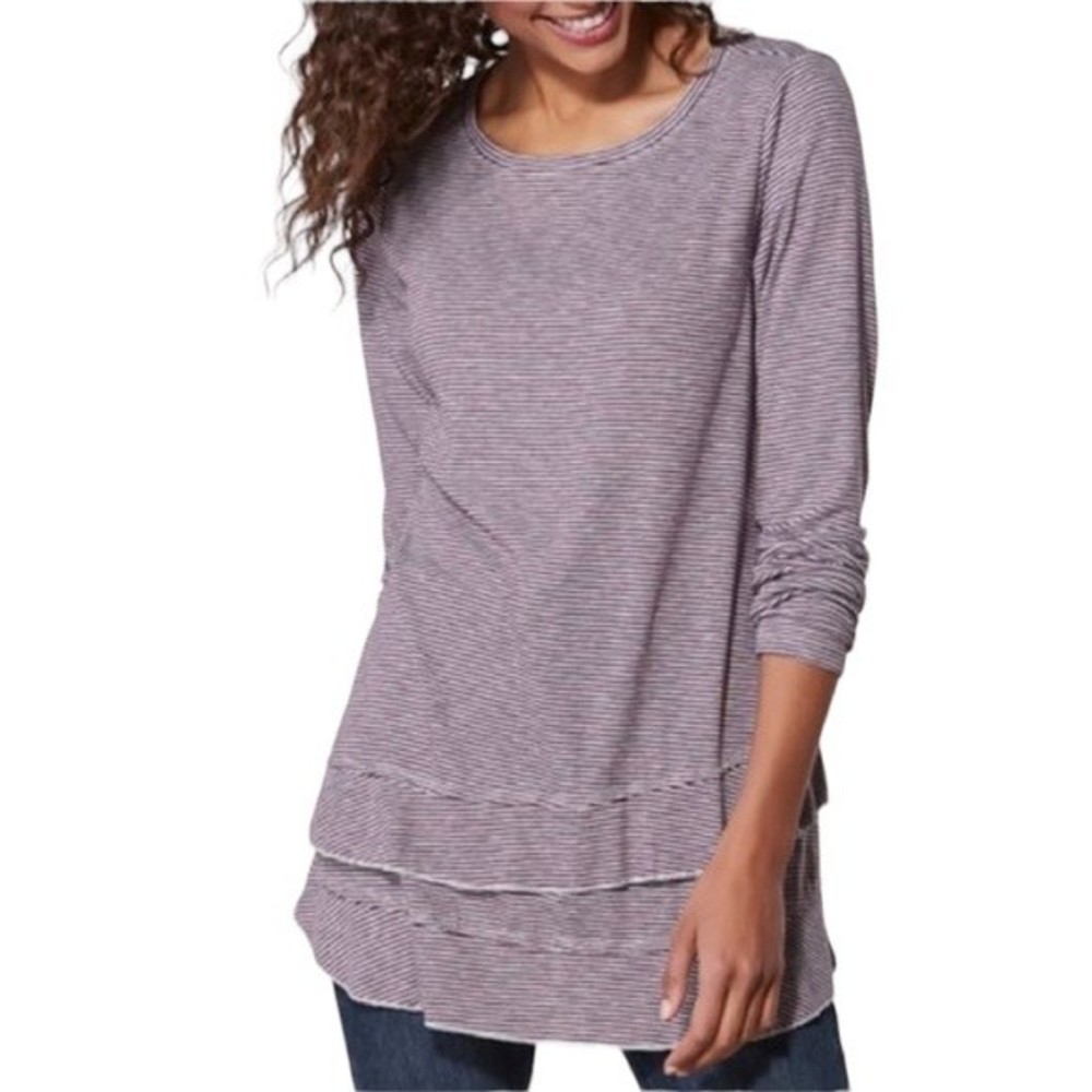 SOFT SURROUNDINGS COLETTE TOP WOMANS SIZE MEDIUM OVERSIZED tunic